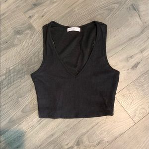 Black Crop Top